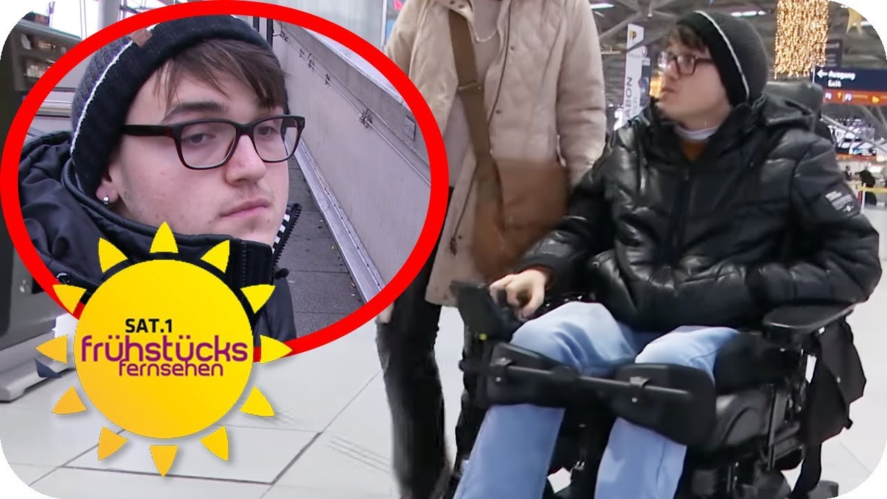 Ryanair zerrt Schwerbehinderten Noel (19) aus dem Flugzeug! | SAT.1 Frühstücksfernsehen