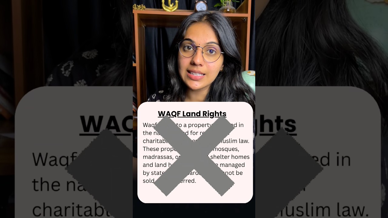 Kya hai ye Waqf Amendment Bill 🤔? #examjourney #currentaffairs #waqfamendmentbill #waqfbill