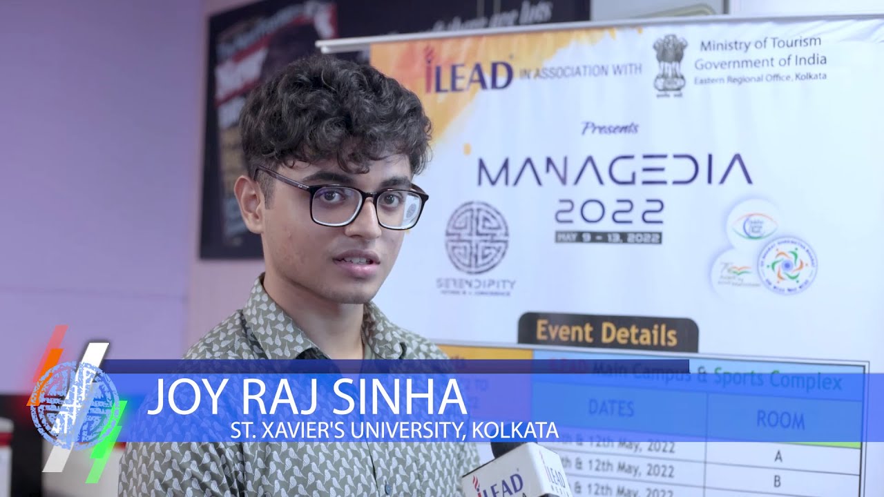 Joy Raj Sinha - Student | MANAGEDIA 2022