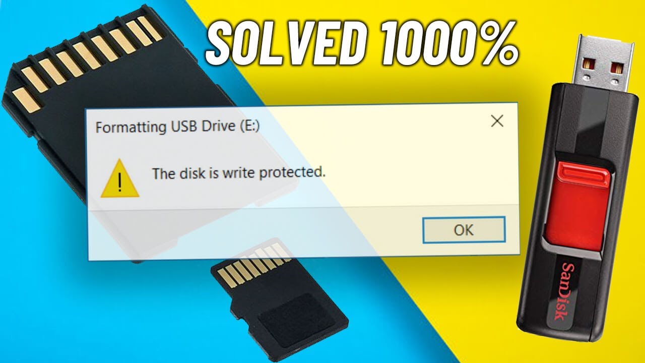 Как исправить ( Диск защищен от записи ) Ошибка (USB Pen drive) | Fix disk is write protected