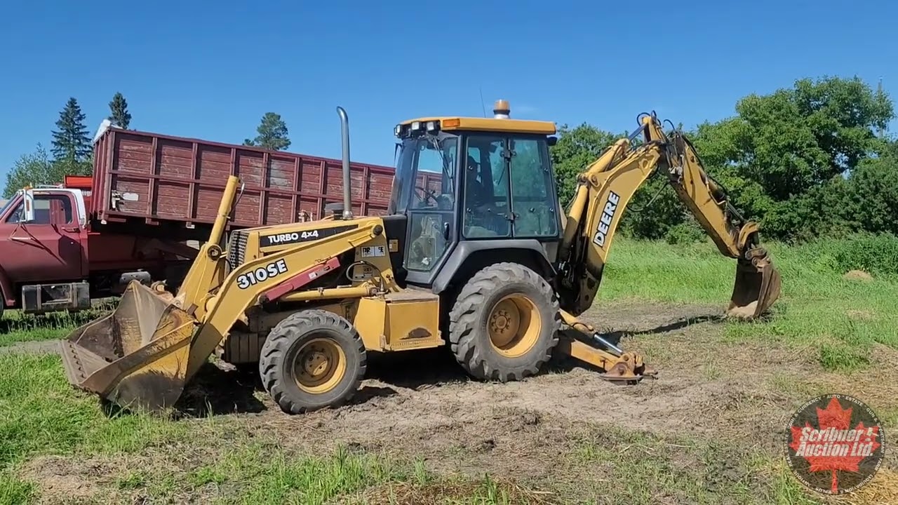 John Deere 310 SE Turbo 4x4 Backhoe Loader