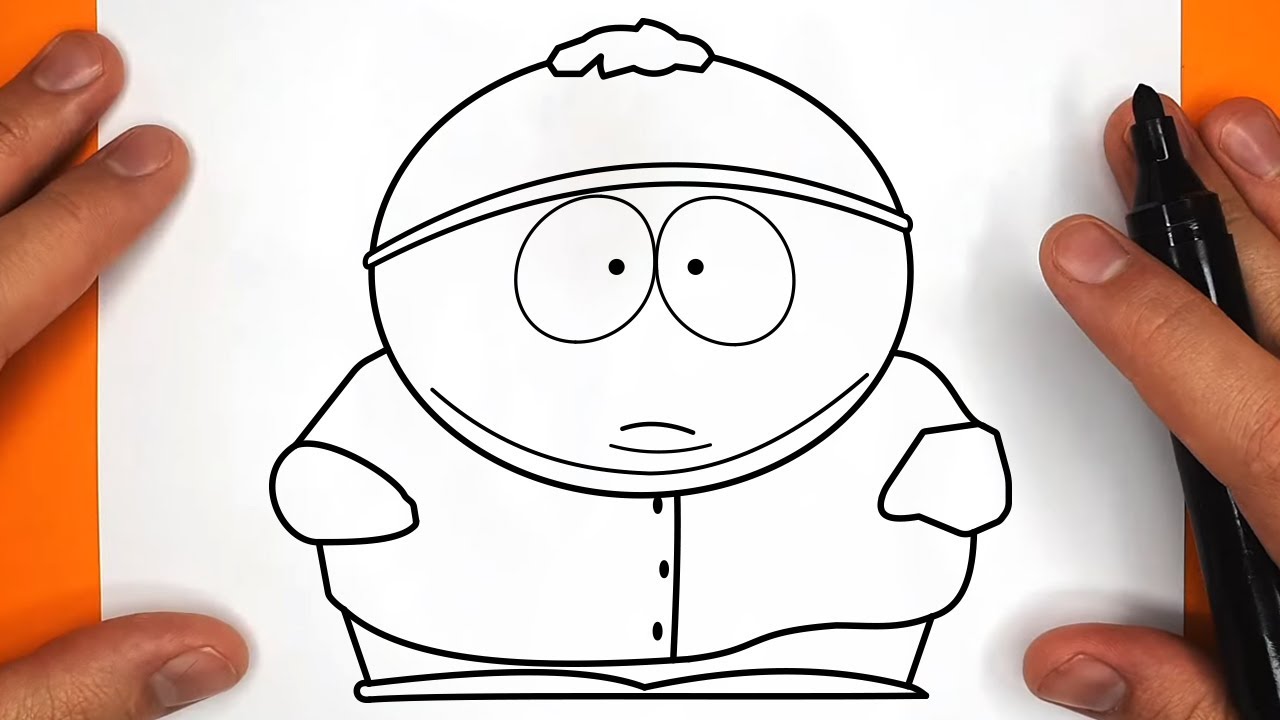 COMO DIBUJAR A ERIC CARTMAN | South Park - paso a paso, fácil y rápido dibujo