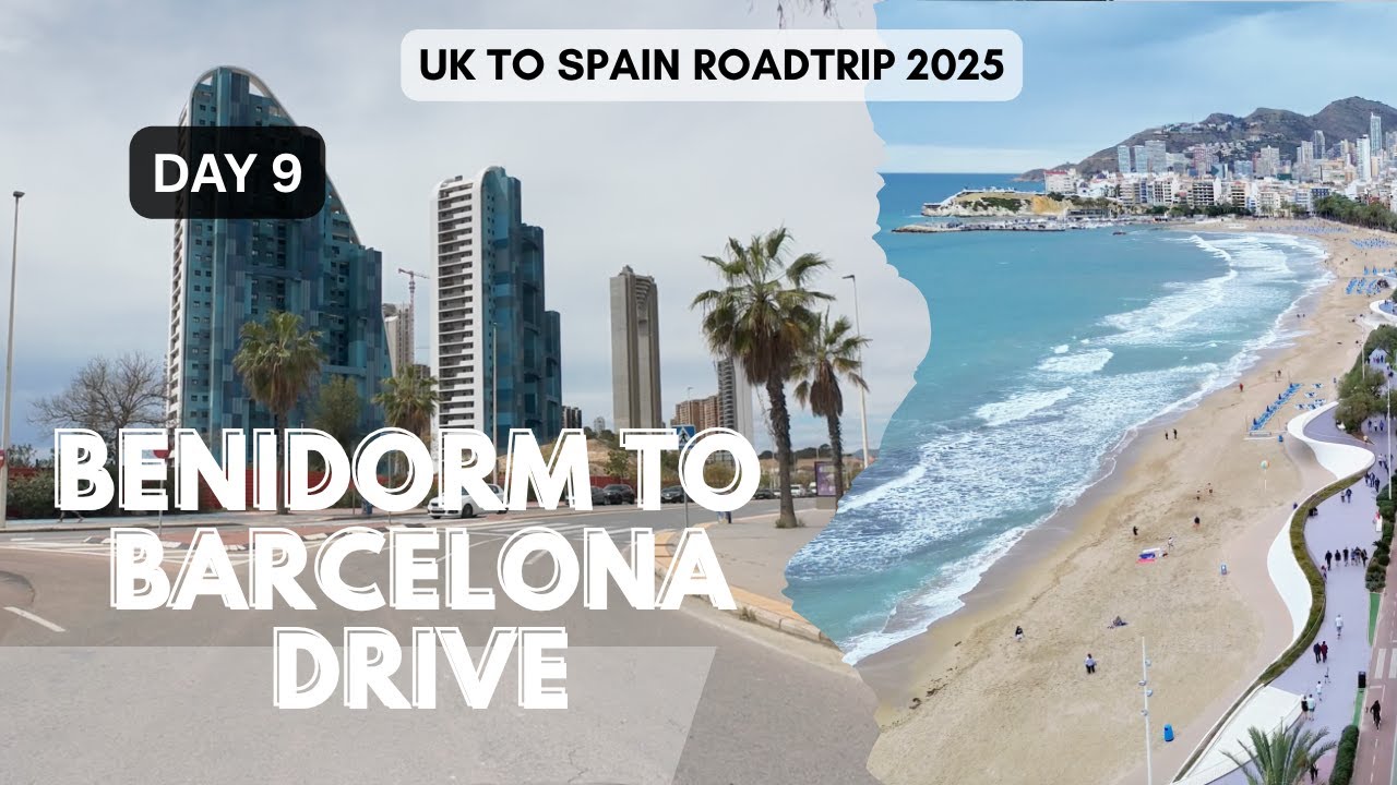 This Drive Was UNREAL! 😱 🇪🇸 Benidorm to Barcelona (Day 9)