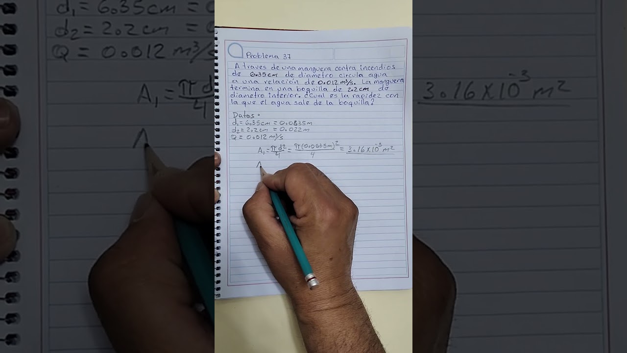 Mecánica de fluidos, ecuación de continuidad