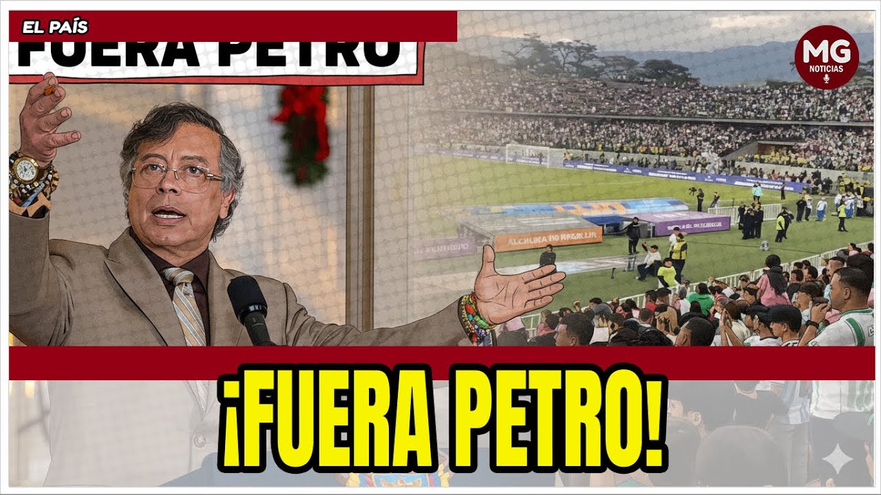 ¡FUERA PETRO! 🟥 El grito que opacó a Messi en Medellín