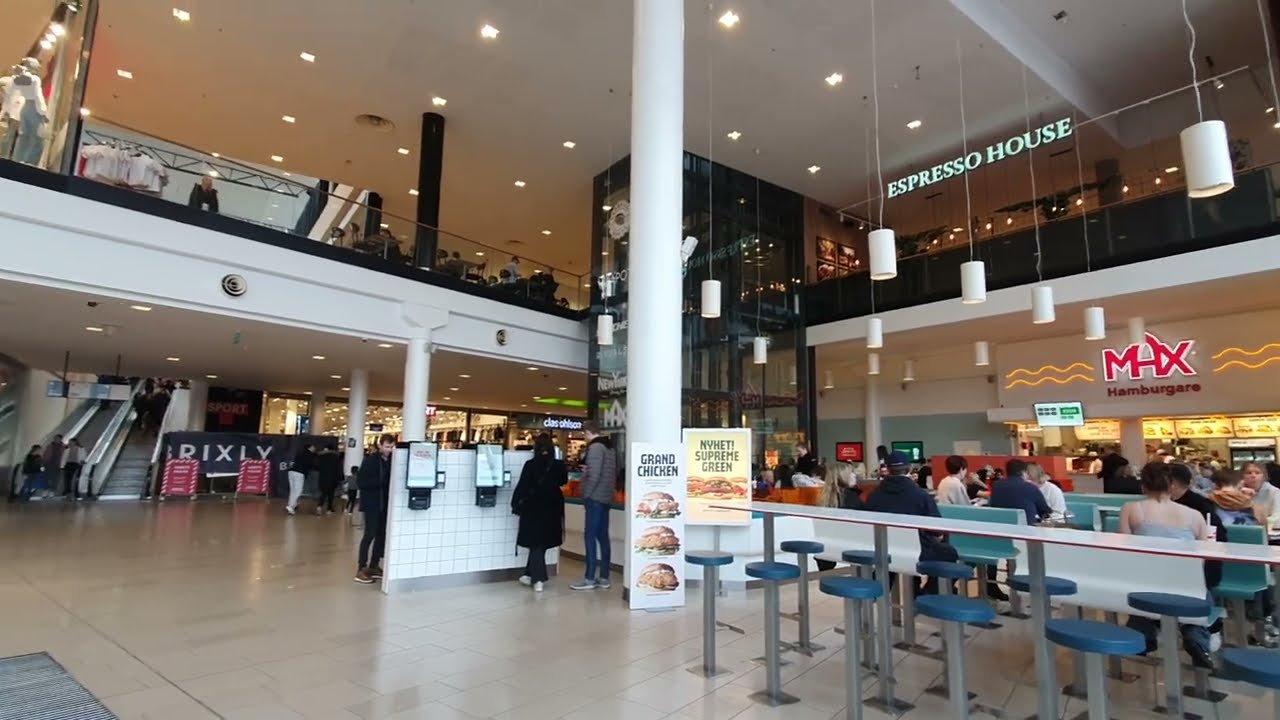 Nordby shopping senter Sweden march 2024