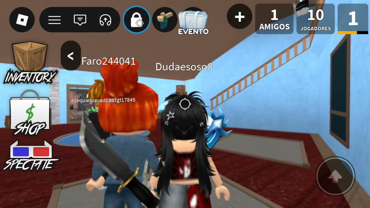 Eu fui uma noob do murder mistery( veja como eu joguei