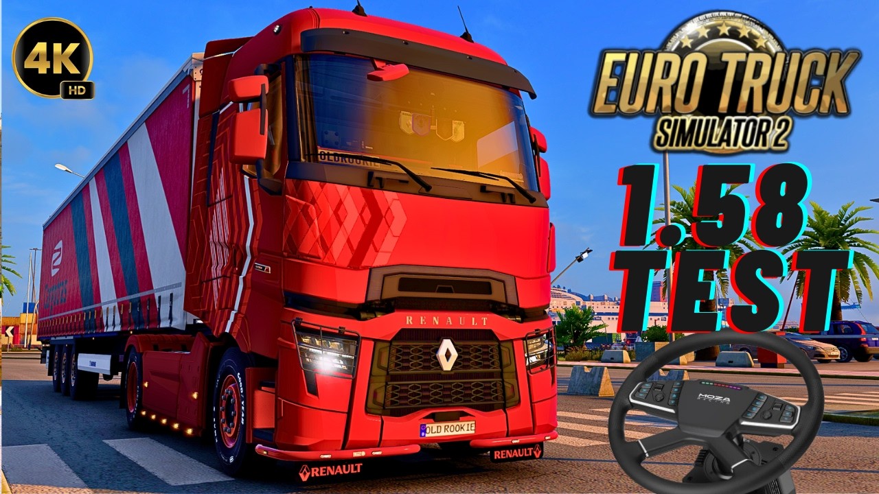 ETS2 1.58 POV Driving - REALISTIC TRUCKING! 🚛 New Renault T 480HP+ Moza TSW Wheel 🎮 Snowymoon |