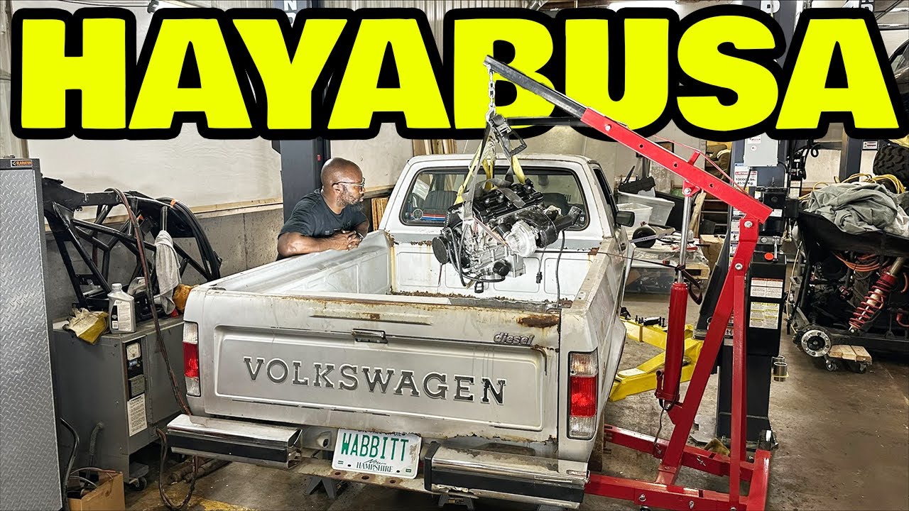 Установка турбодвигателя Hayabusa на старый пикап Volkswagen
