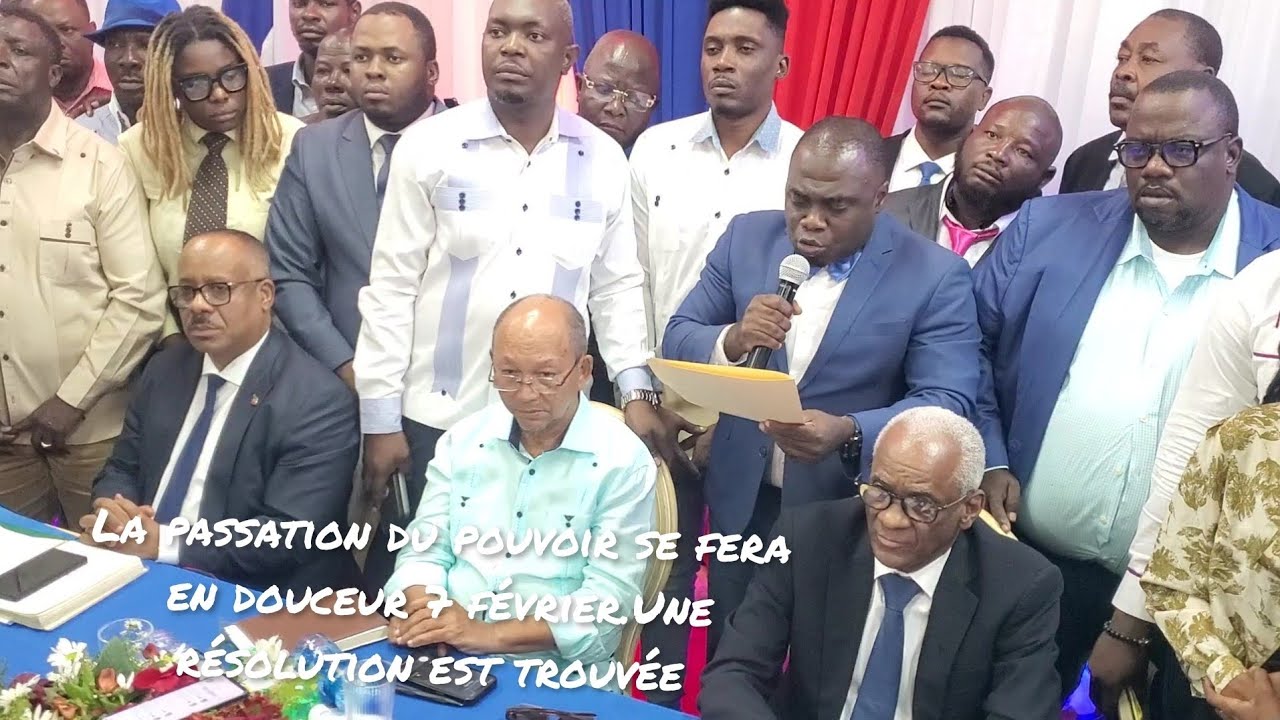 La passation du pouvoir se fera en douceur 7fév,voici la résolution qui a été trouvée entre les acte