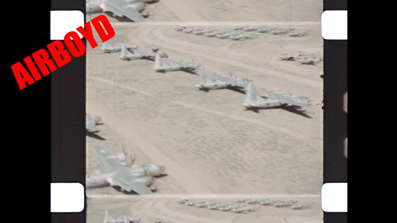 World War II Airplane Graveyard - Kingman AZ &bull; Silent Home Film