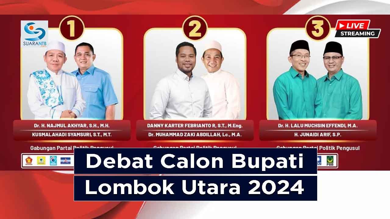 LIVE: Debat Publik Kedua Calon Bupati dan Wakil Bupati Lombok Utara Tahun 2024