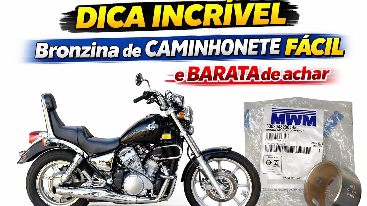 INÍCIO MONTAGEM MOTOR VULCAN 750 1994 - MONTAGEM BRONZINAS DO BLOCO