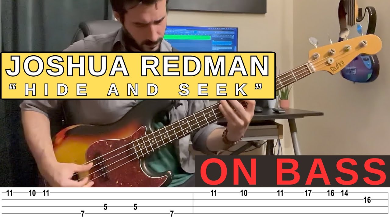 Joshua Redman - Hide and Seek  intro and theme with TAB