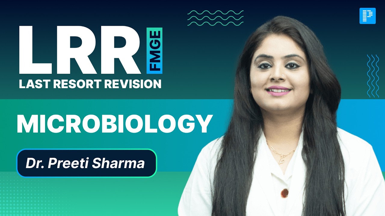 FMGE 2026 Microbiology Revision | High-Yield LRR by Dr. Preeti Sharma