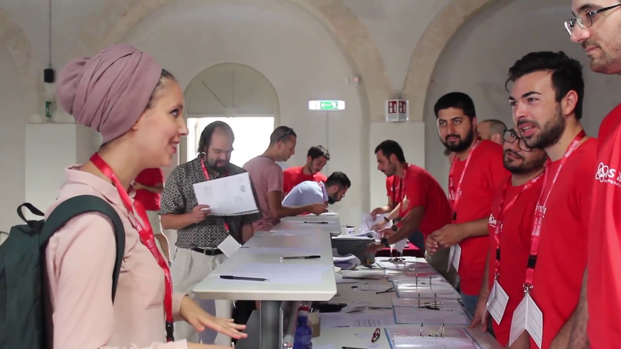 Students arrival at MISS 2018 - Favignana, Sicily