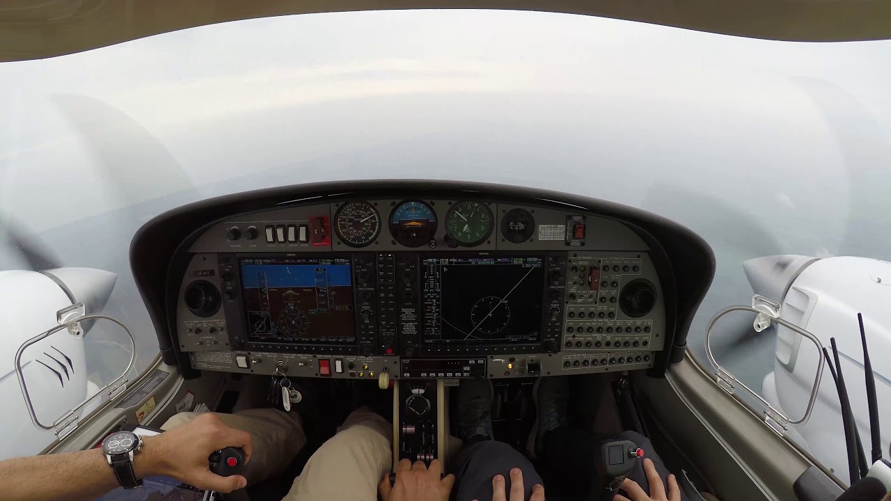 DA42 Exercises: One Engine Inoperative Simulated Approach and Go-around, Stalls, Vmca and Drag Demos