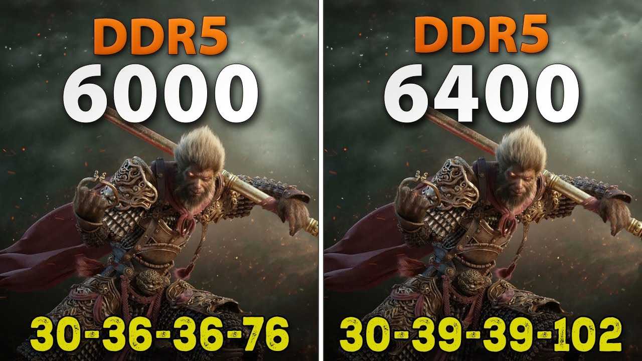DDR5 6000 vs 6400 - Ryzen 9000 // Test in 6 Games