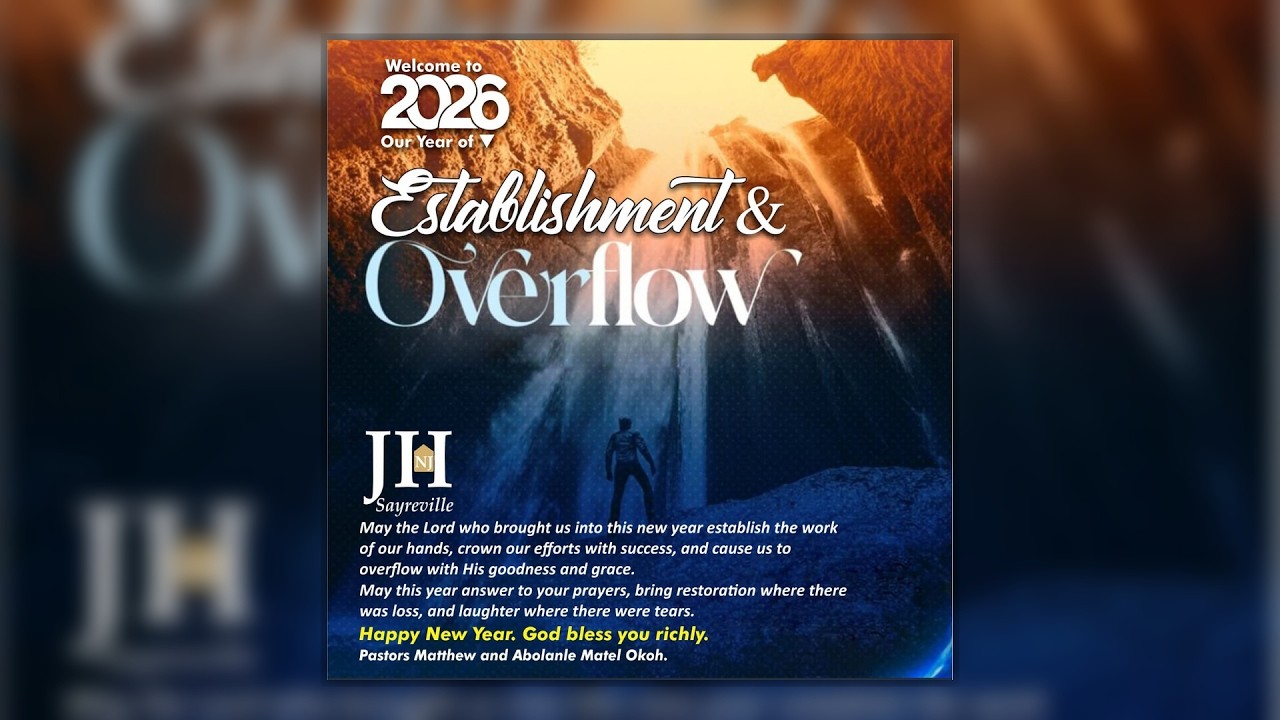 RCCG Jesus House NJ || Establishment in Word || Pastor Matel || 03/08/2026