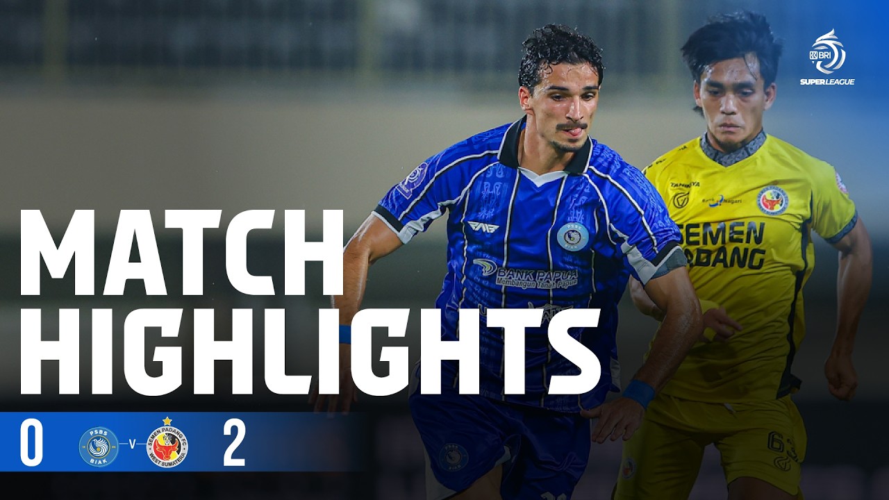 Mini Highlight BRI Super League | PSBS Biak vs Semen Padang FC | Week 25