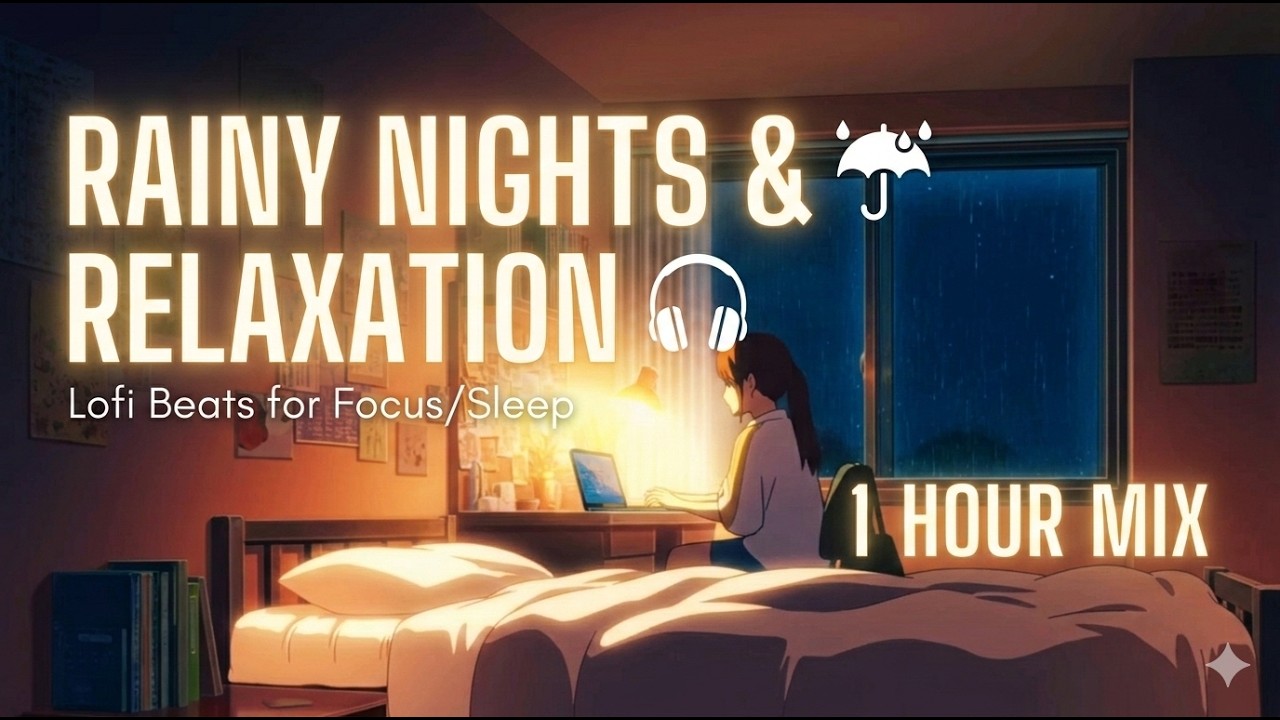 rainy nights & productivity 🌧️ lo-fi hip hop mix [study / sleep / relax]