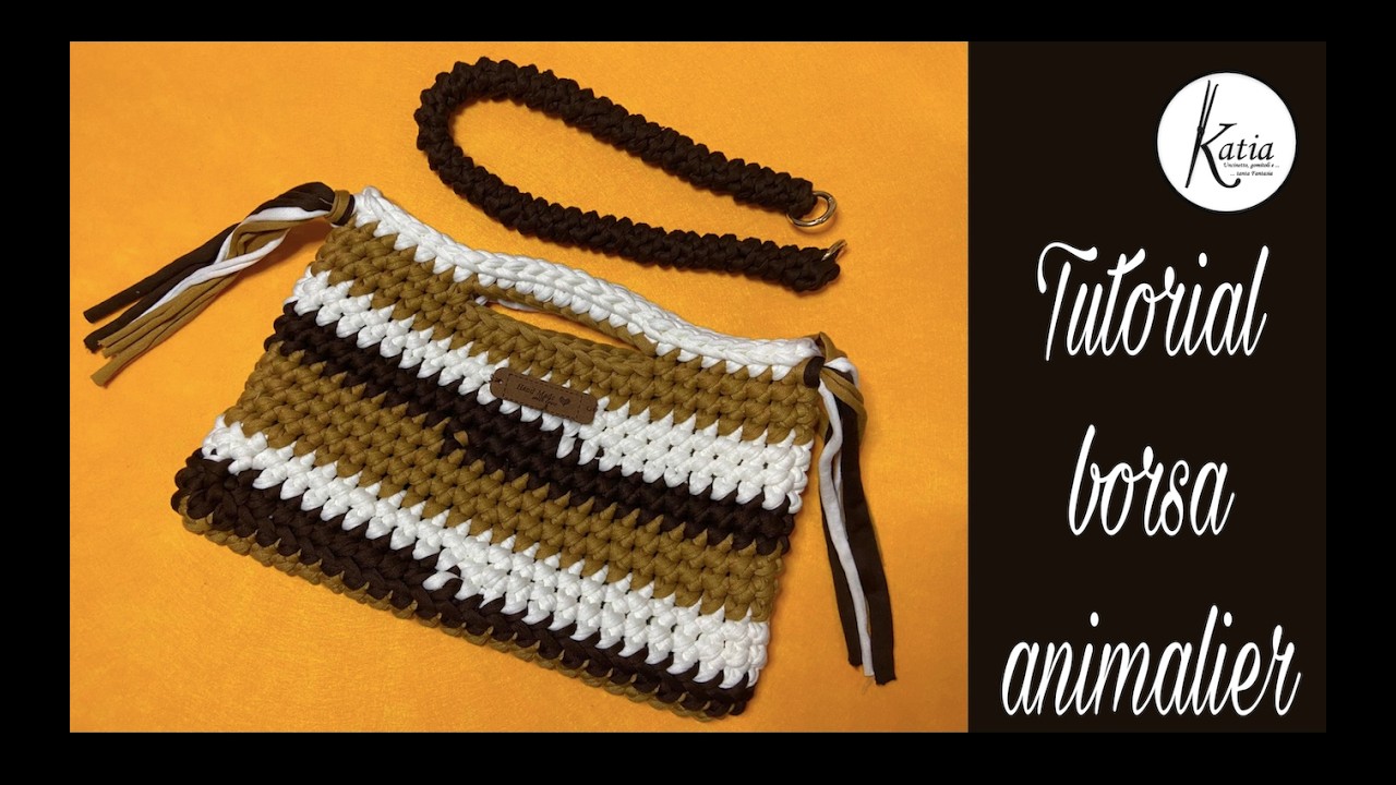 Tutorial borsa animalier in fettuccia