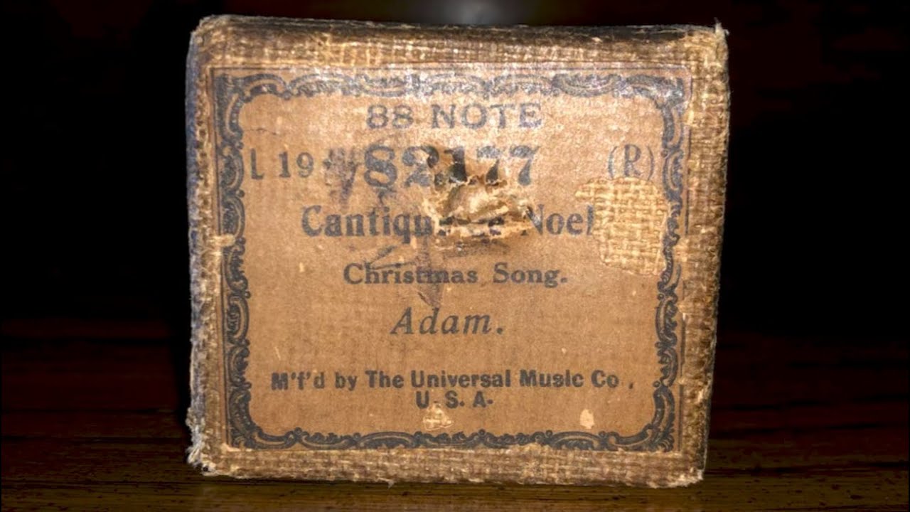 Cantique de Noel | Adolphe Adam 1847 | Player piano roll