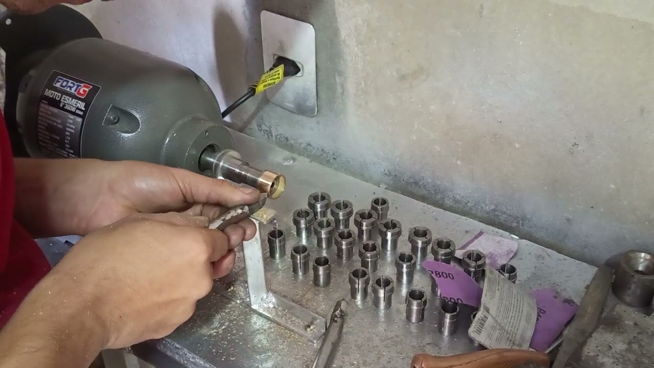 Torninho no esmeril pra alianças