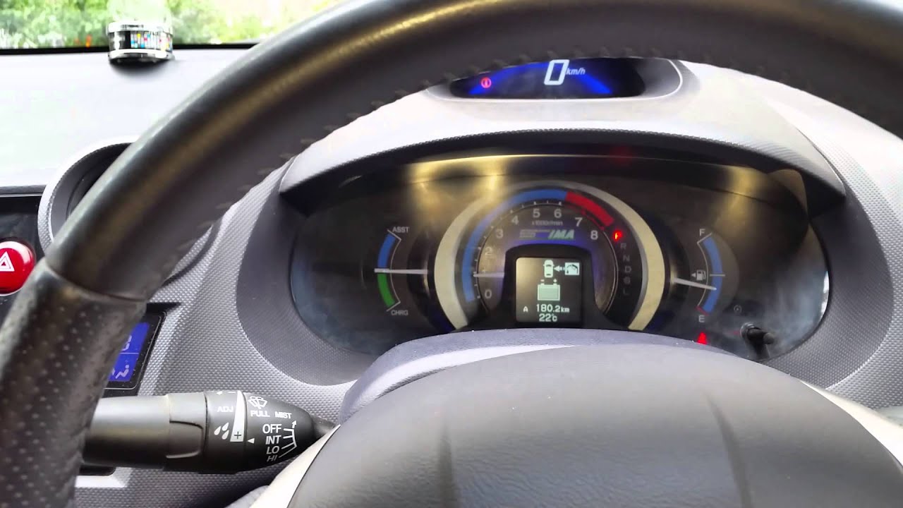 Honda Insight как убрать ошибку-предупреждение