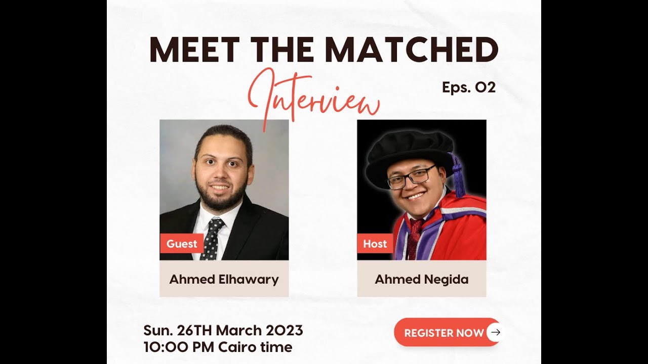 Meet the Matched, eps 02: Ahmed Elhawary, MD