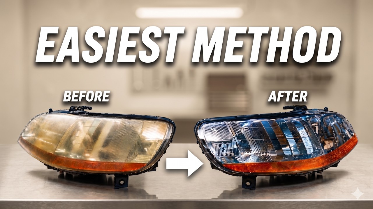 How to Restore Your Cloudy Headlights The RIGHT WAY (Fully Explained)