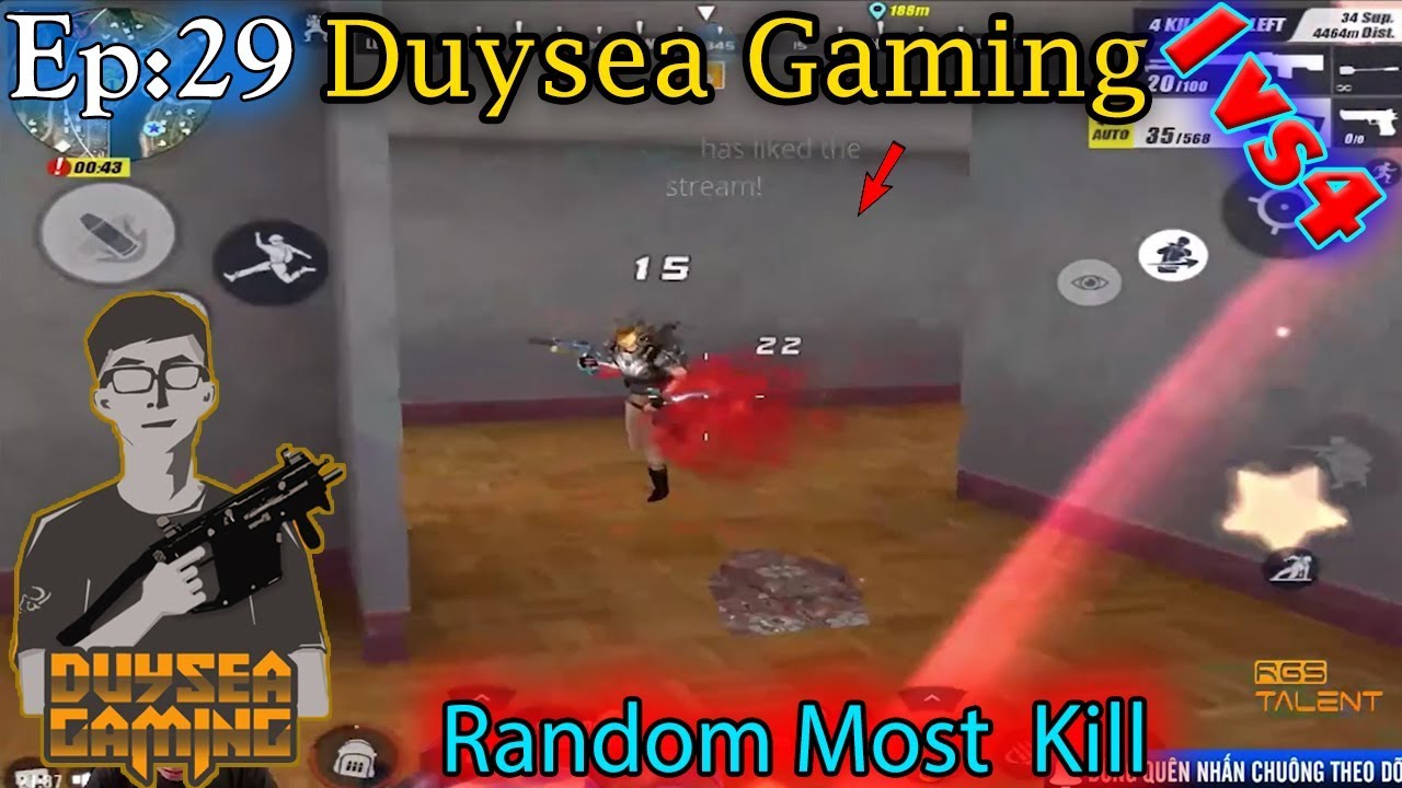 1vs4!! Duysea Gaming ||Ros Most Kill,Rules of Survival,Duysea,SAXY,Morad|| EP:29