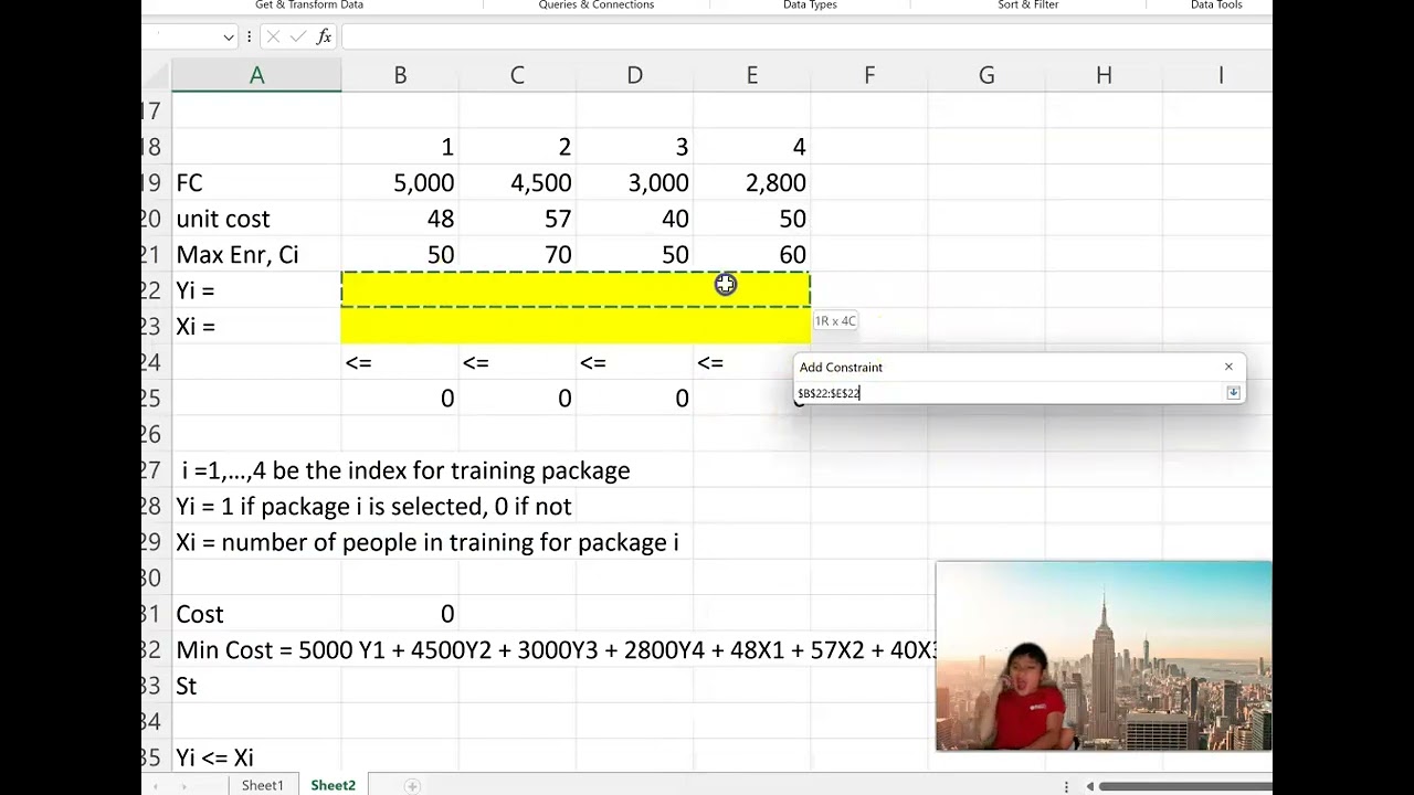 Linear Programming with Binary and Integer Decision Variable www.mygraduatetutor.com 510 398 0006