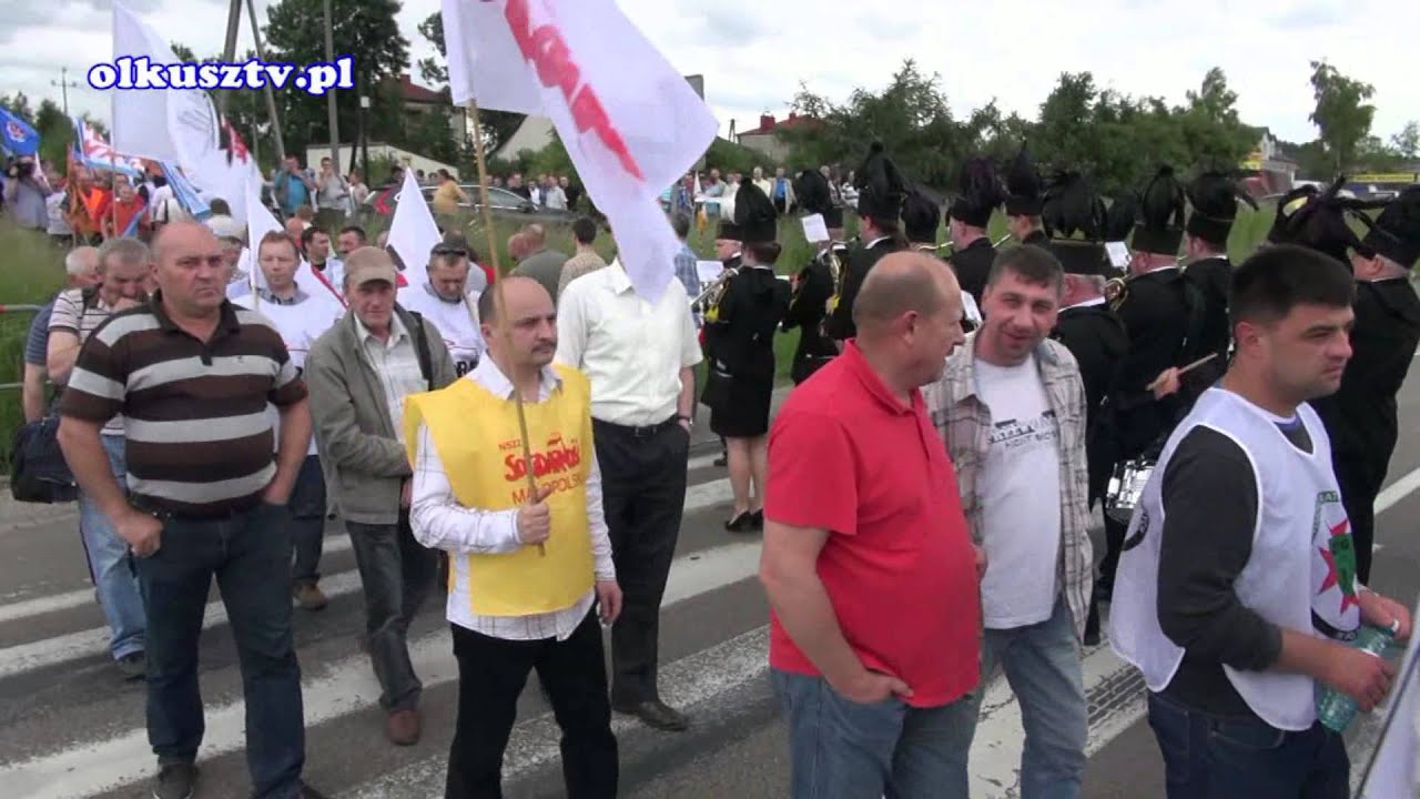 Kolejna blokada DK94 ZGH Bolesław, Olkusz 14.06.2013r.