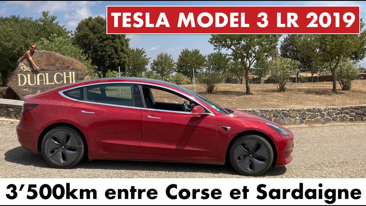 3'500km en Tesla Model 3 à travers la Corse et la Sardaigne.