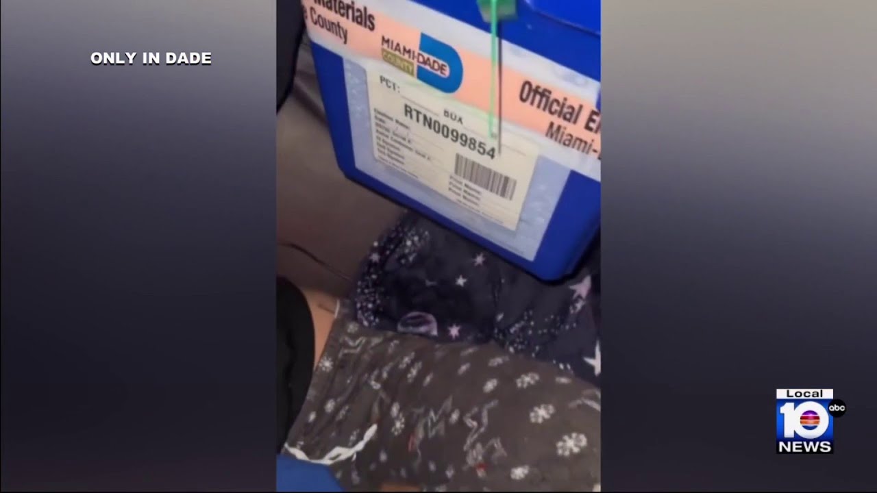 Early voters concerned after cellphone video shows ballot box incident in Miami-Dade