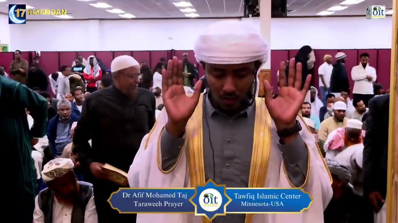 Dr Afif Mohamed- Taj 17th night of Taraweeh at Tawfiq Islamic Center, Minneapolis- MN USA