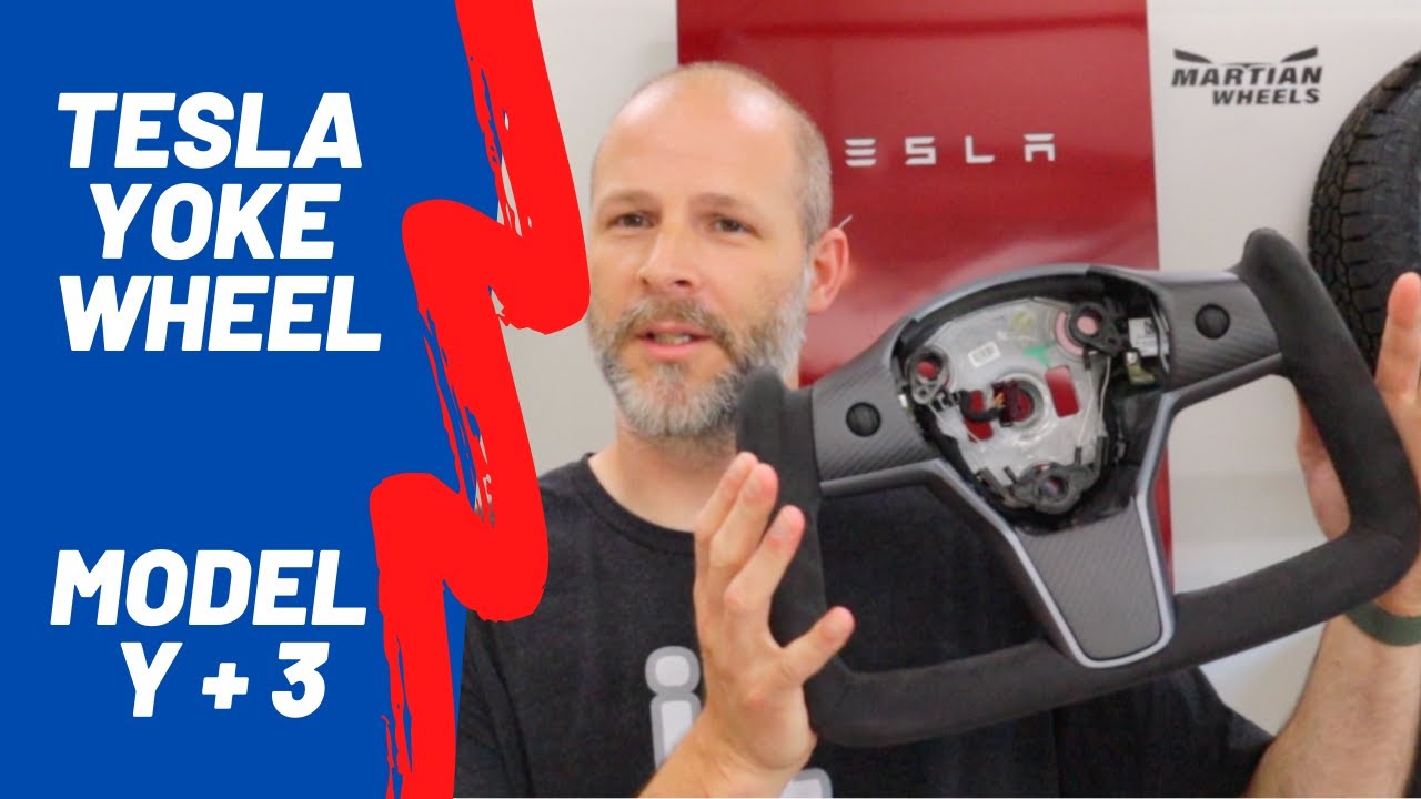 Plaid Yoke Wheel For Tesla Model Y and 3