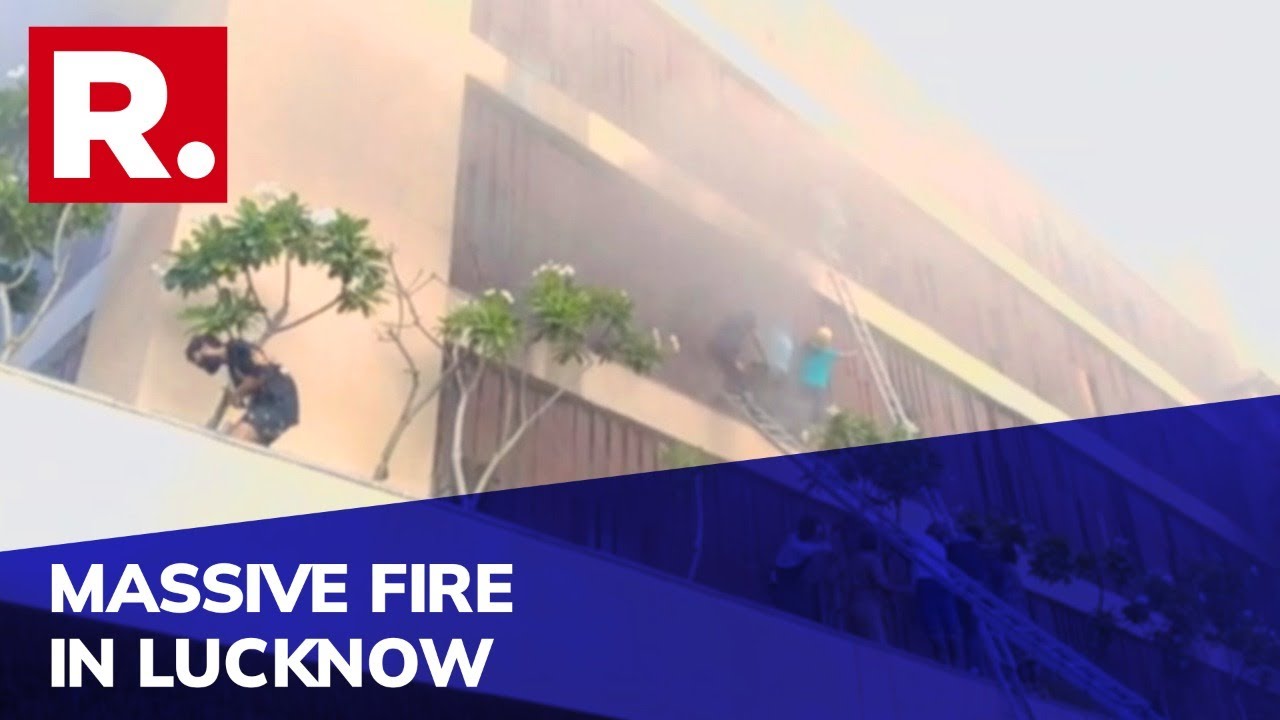 Massive Fire Reported At Hotel In Lucknow; Several Fire Tenders Rushed To Spot