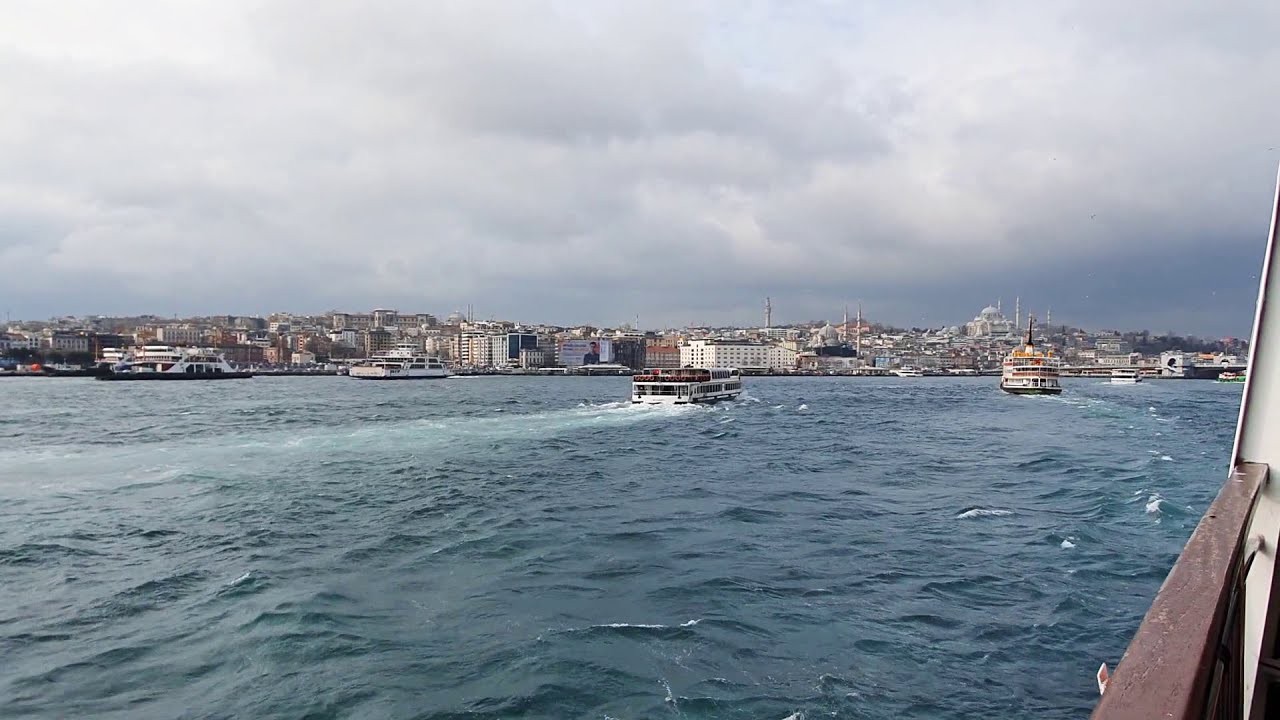 Kadik&ouml;y to Emin&ouml;n&uuml; by Ferry | Asia to Europe| Istanbul February 2029