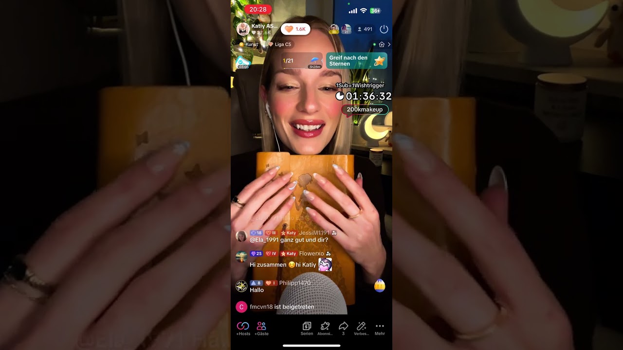 TikTok ASMR Live Stream