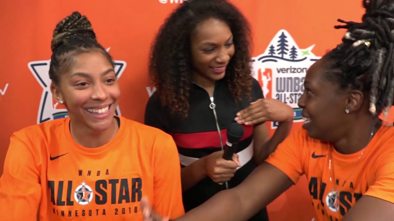 2018 WNBA All-Star Game: Candace Parker and Chelsea Gray
