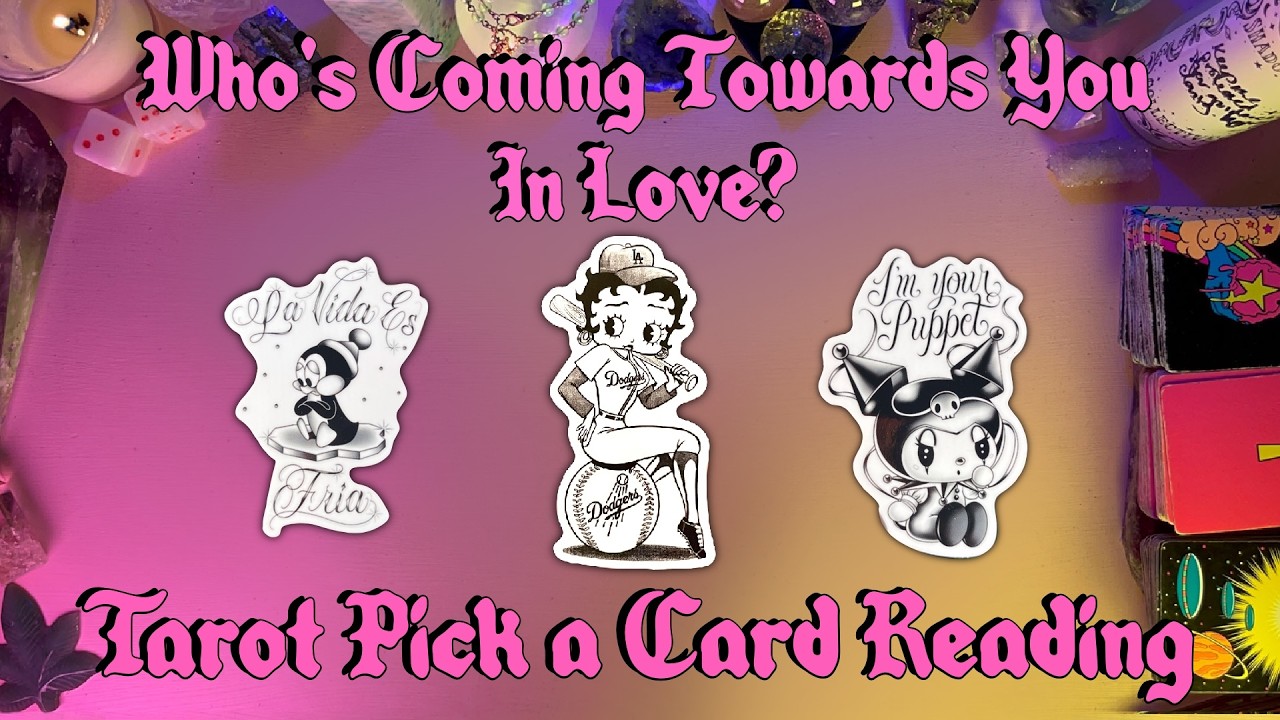 💘Who's Coming Towards You In Love?💘 Tarot Pick a Card Reading