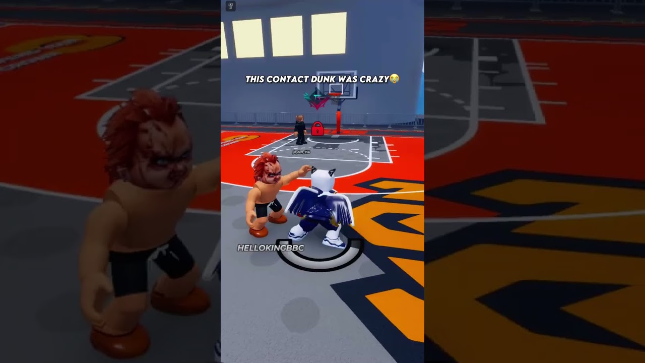 This Contact Dunk Was Crazy | #FootballBasketball #roball #robloxbasketball #rh2thejourney #RH2