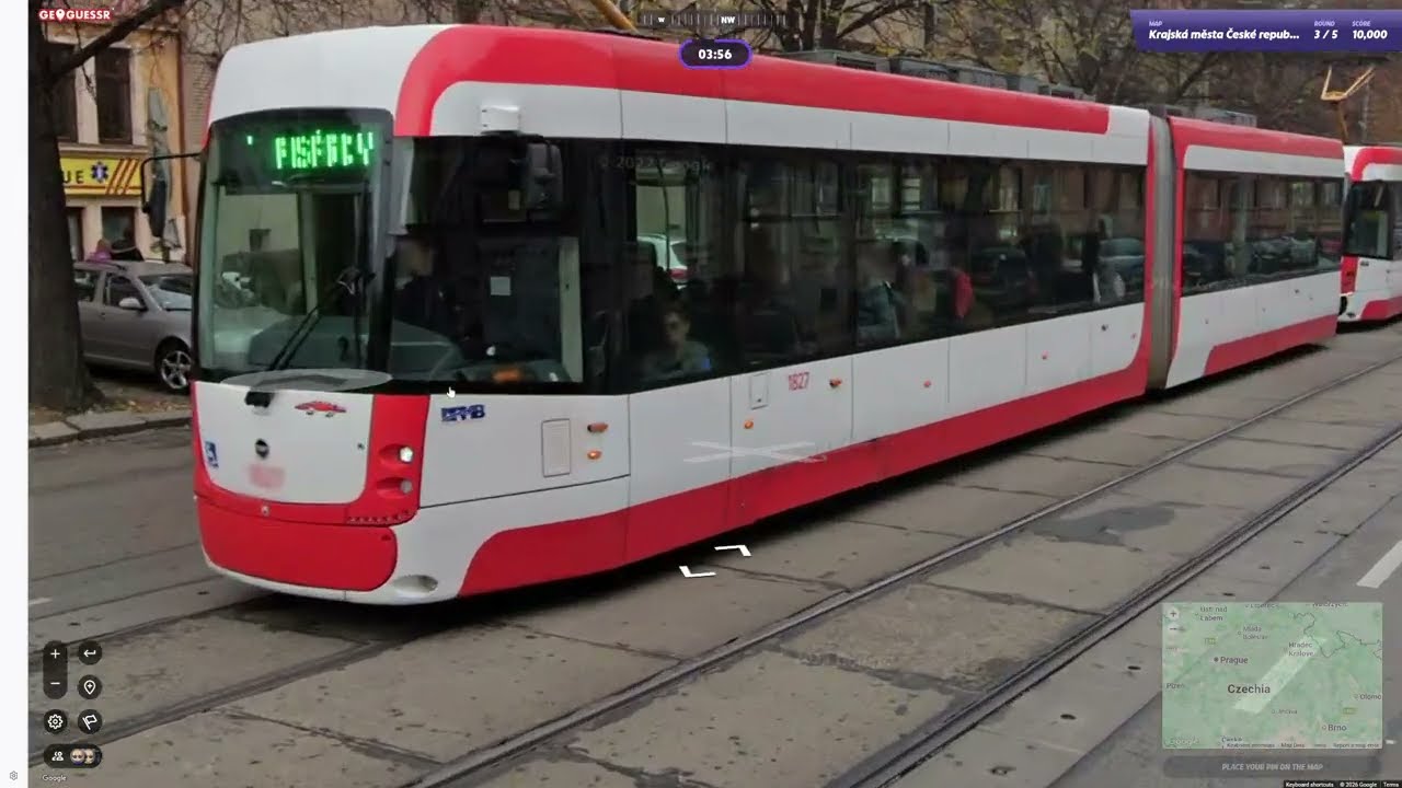 Geoguessr - Krajská města České republiky (100 lokalit v každém) #25