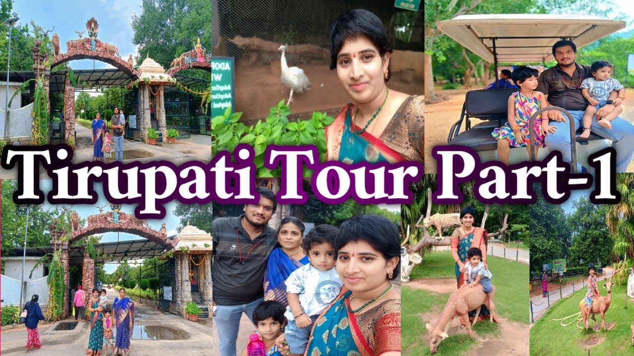 Tirupati Tour Day-1 vlog | Best place in Tirupati | Tirupati Zoo Park video | Magical Dimple Giggles
