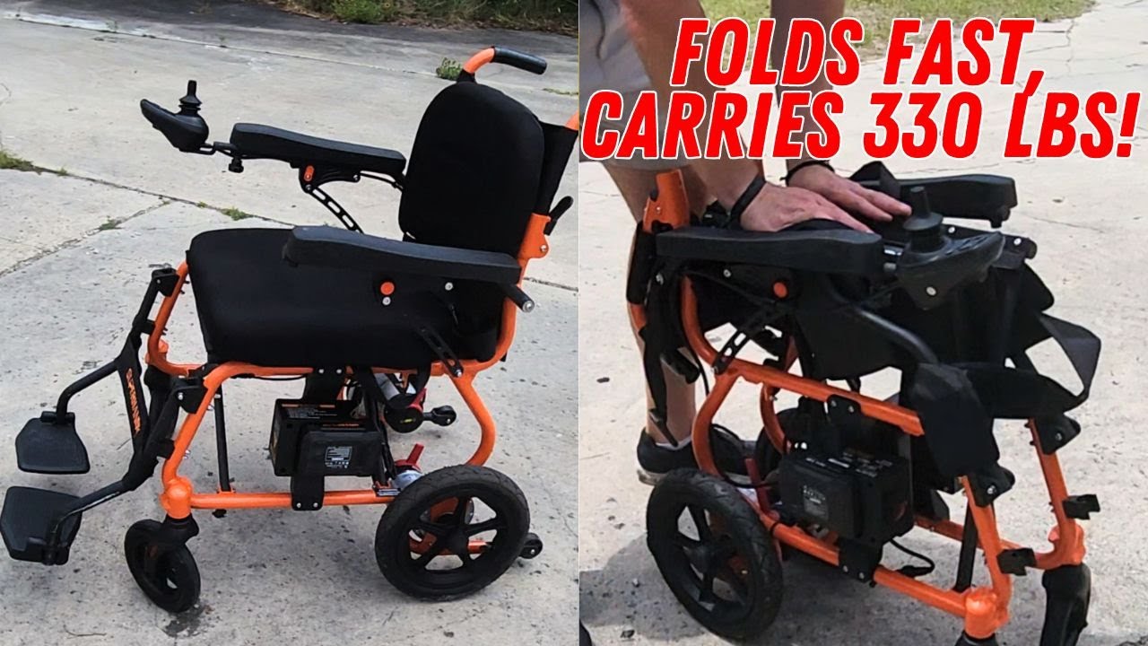 This Lightweight Folding Electric Wheelchair Can Hold 330 lbs?! | SuperHandy GoRide 2 Review