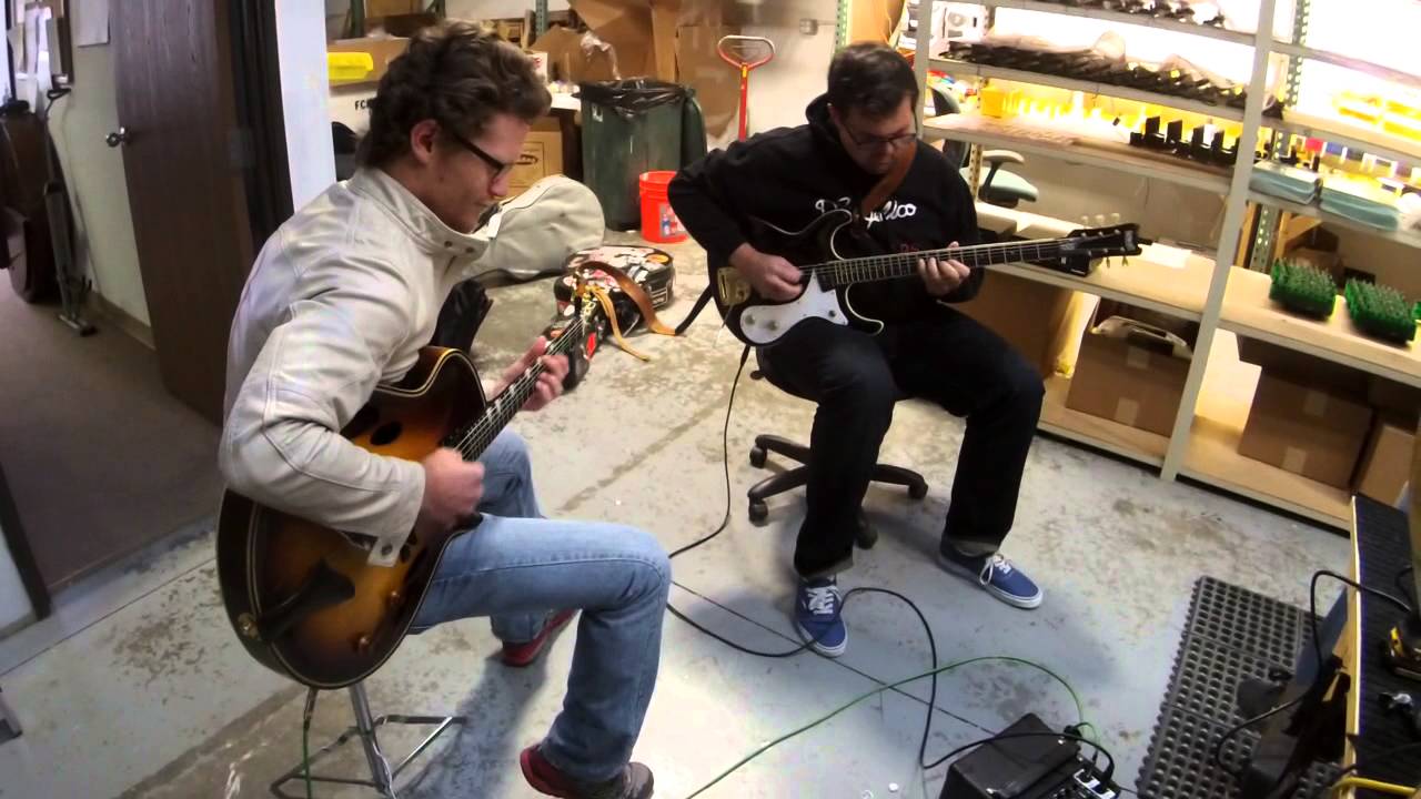 John Storie and Will Brahm duet through The Bud amplifier by Henriksen
