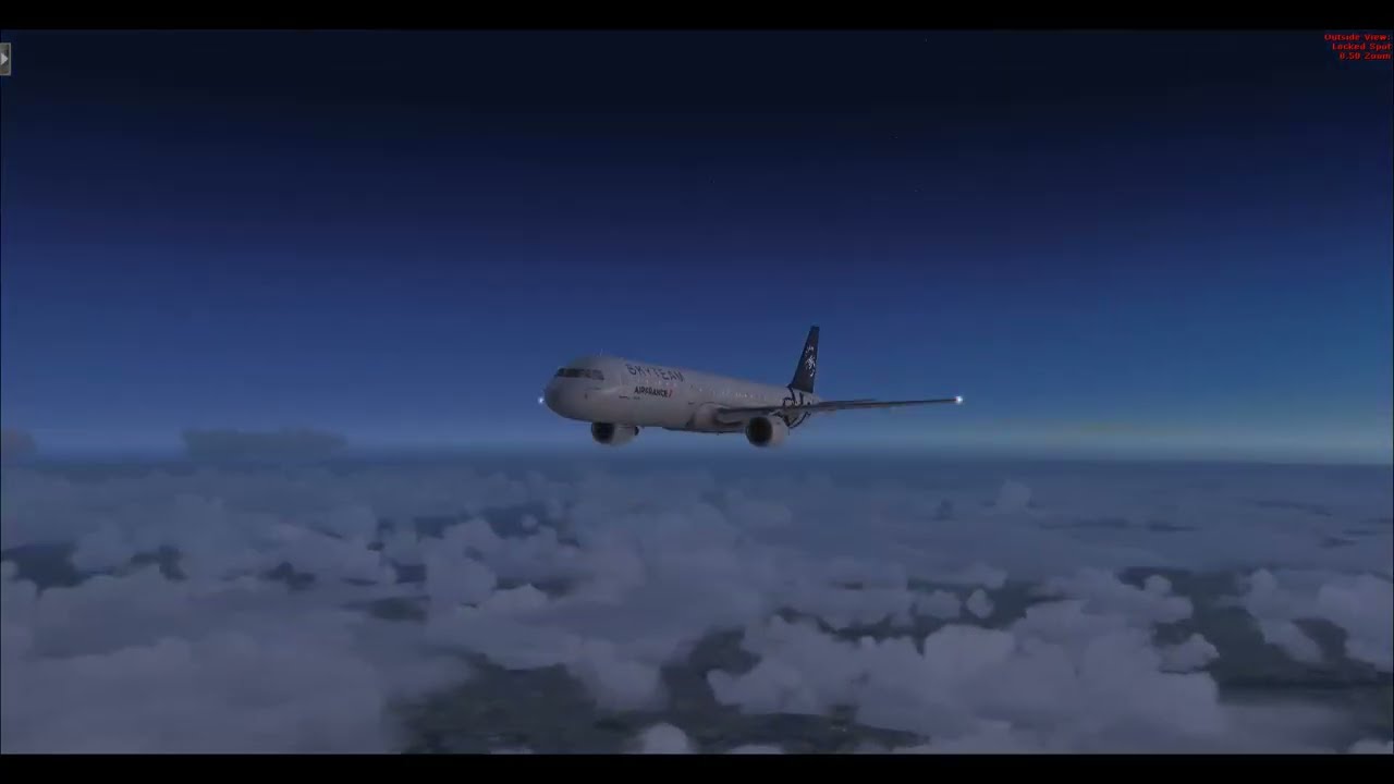 FSX Air France (Skyteam) A321 Barajas-Charles De Gaulle