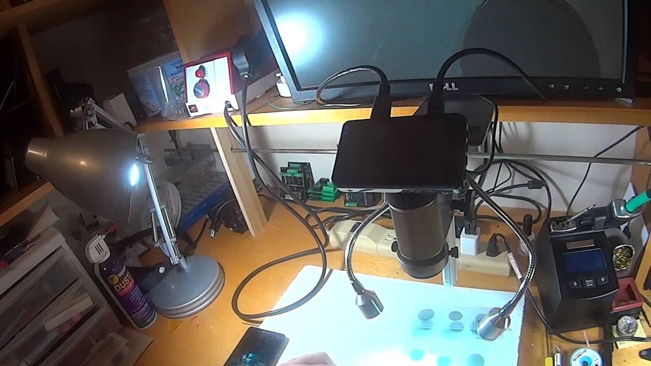 Installing polarizers on Andonstar ADSM201 microscope